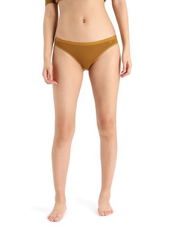 Dámské Spodní Prádlo Icebreaker Merino Siren Bikiny Briefs Hnědé | CZ 1229OKIR